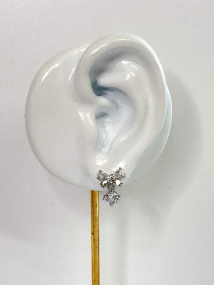 White Gold Earrings 1706