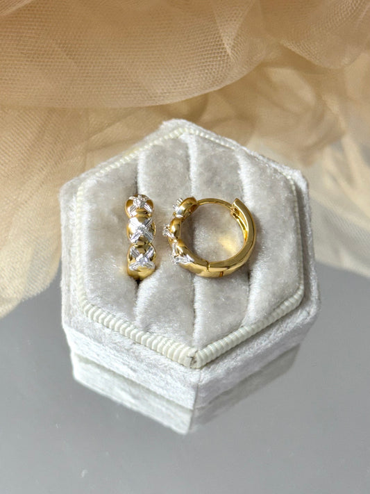Yellow Gold Earrings 4788