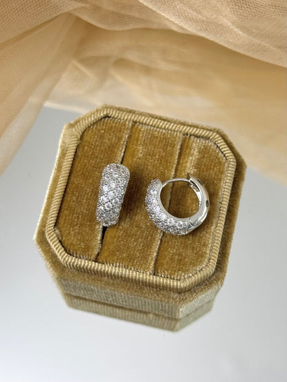 White Gold Earrings 4749