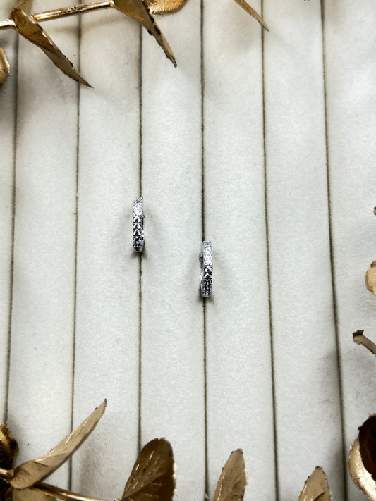 White Gold Earrings 1679