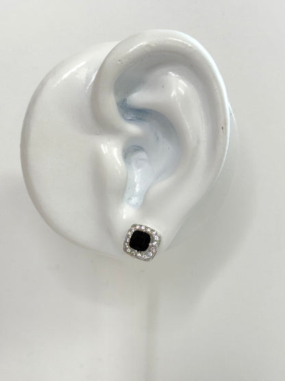 White Gold Earrings 3607