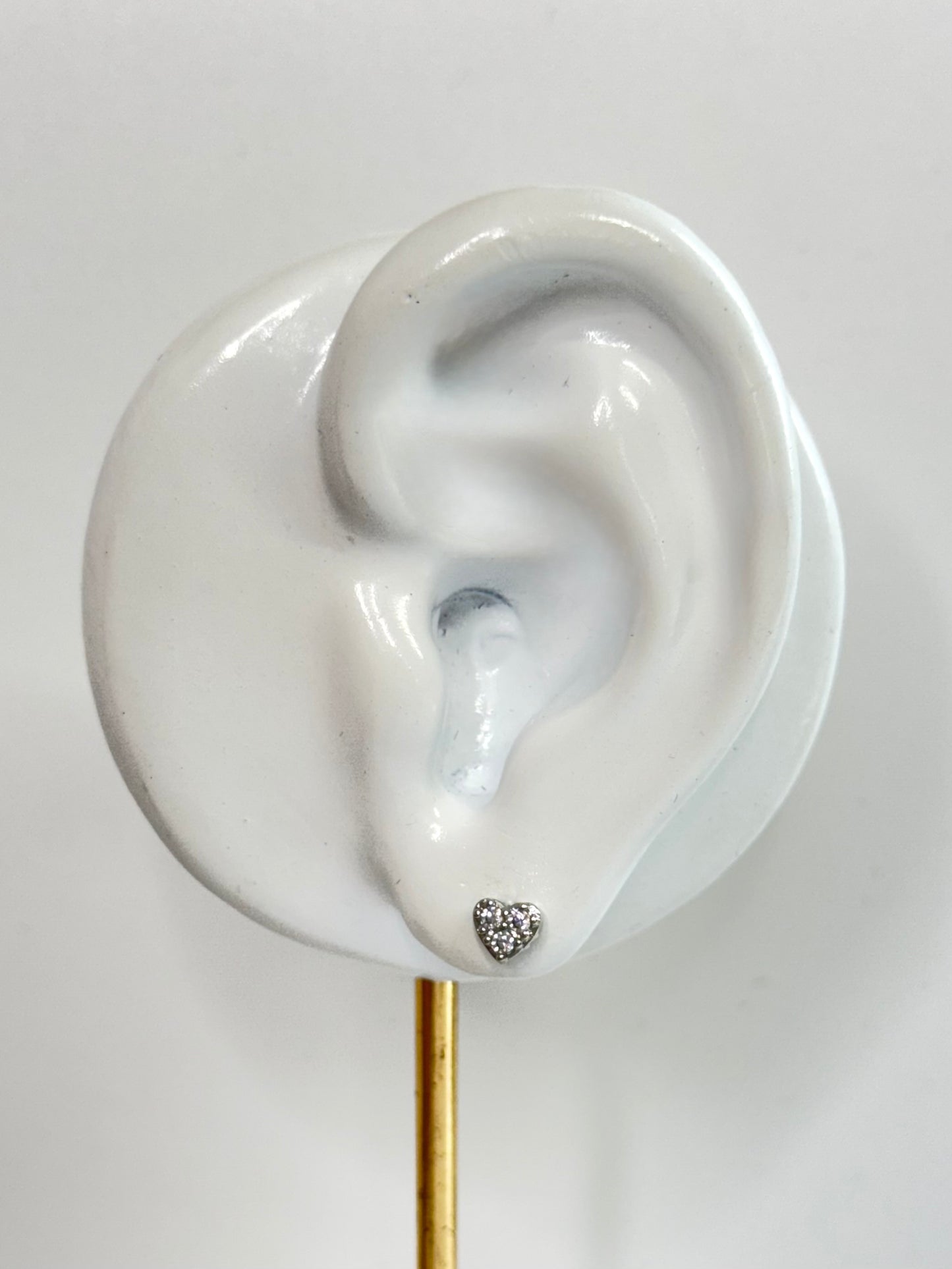 White Gold Earrings 4545
