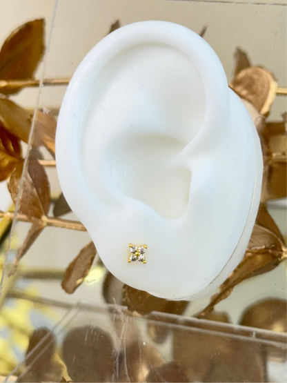 Yellow Gold Earrings 1925