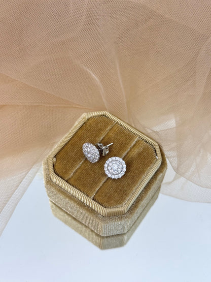 White Gold Earrings 4550
