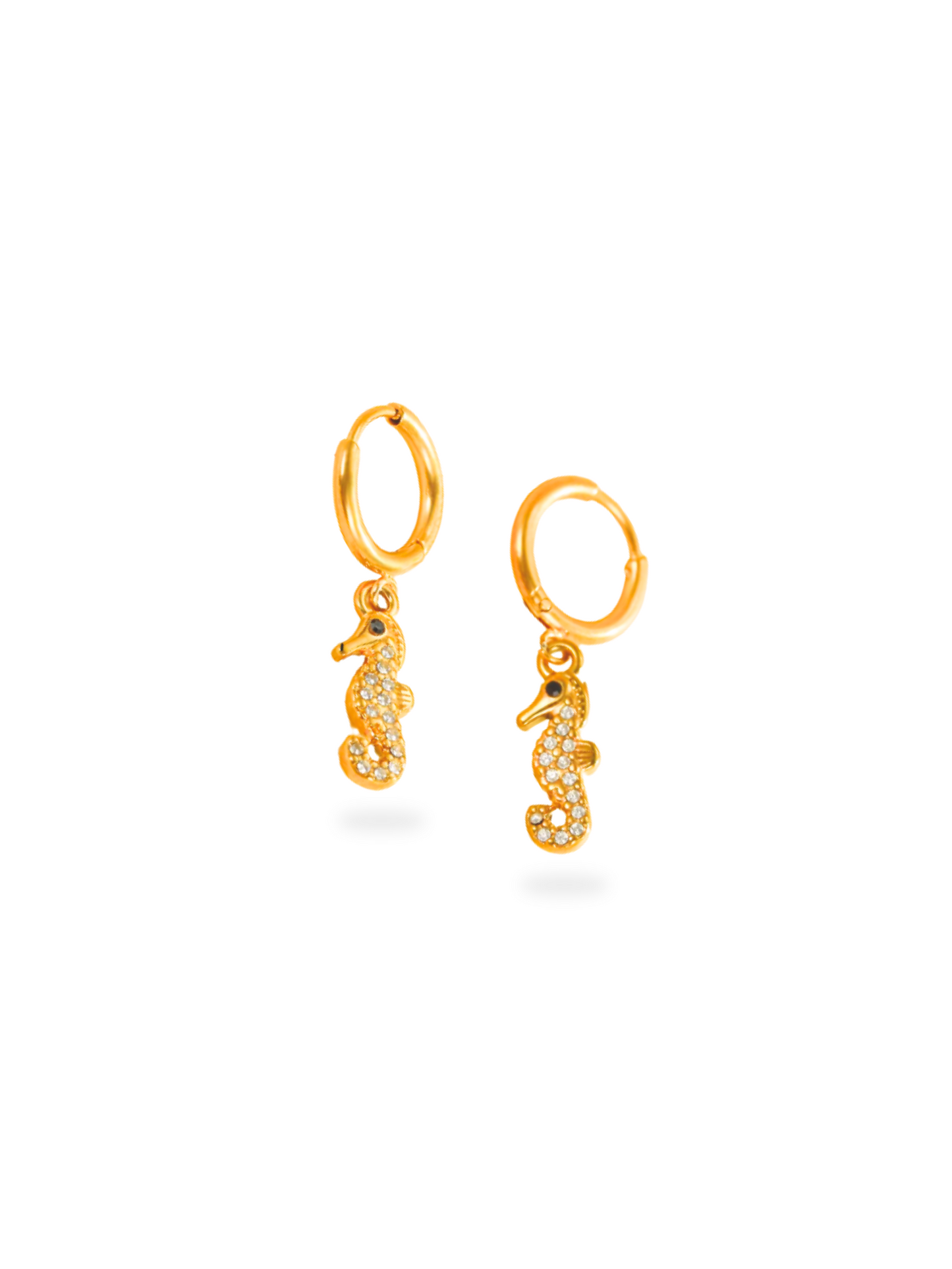 Sea Horse Charm Earrings