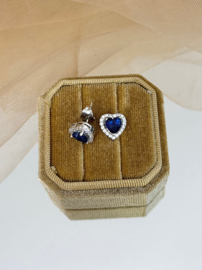 White Gold Earrings 4542