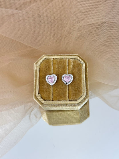 White Gold Earrings 4543