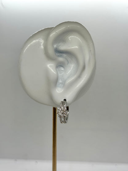 White Gold Earrings 4746
