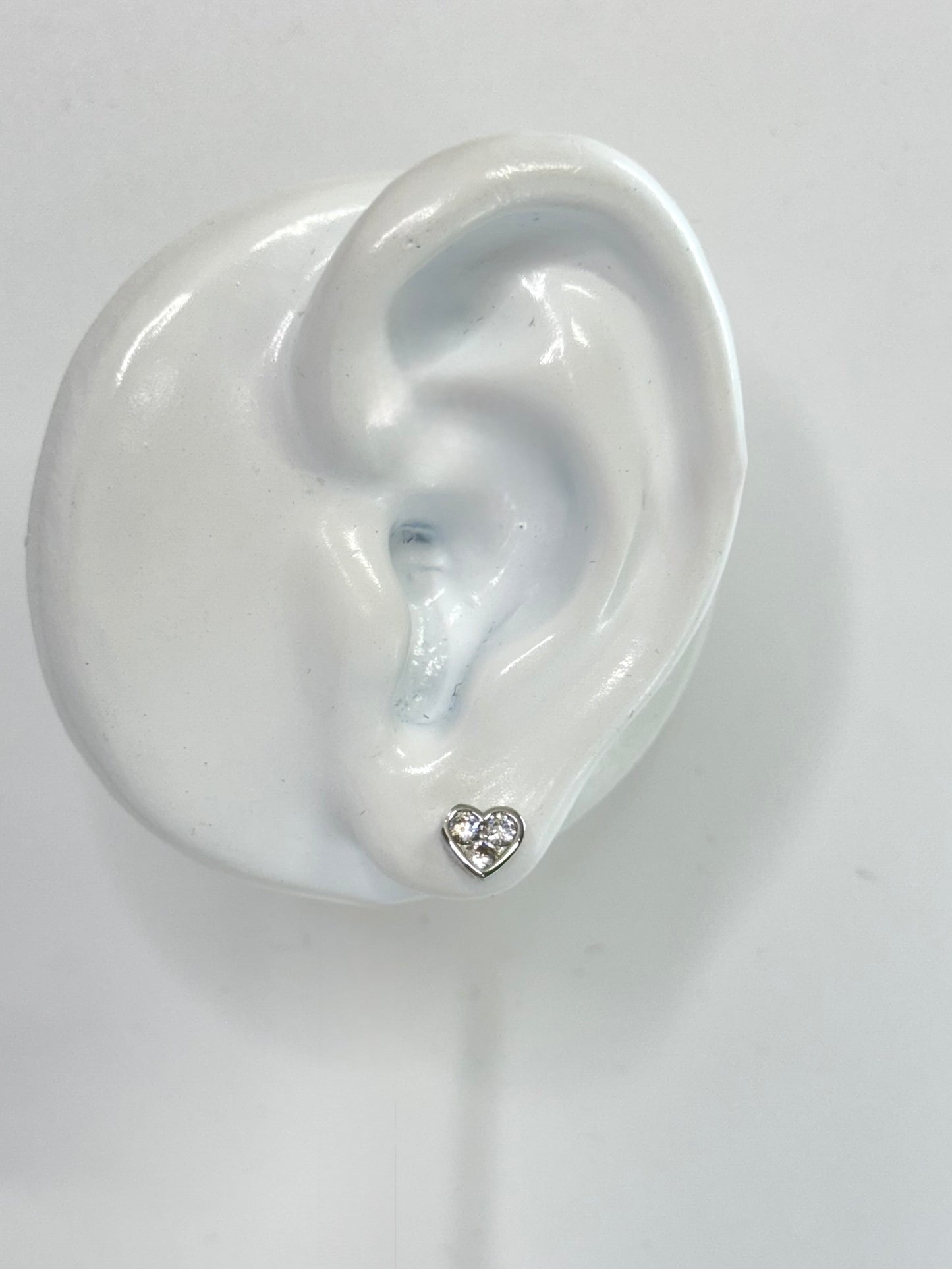 White Gold Earrings 4546