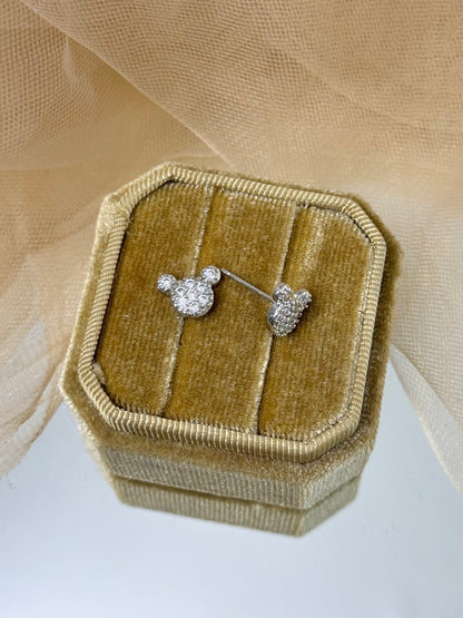 White Gold Earrings 4756