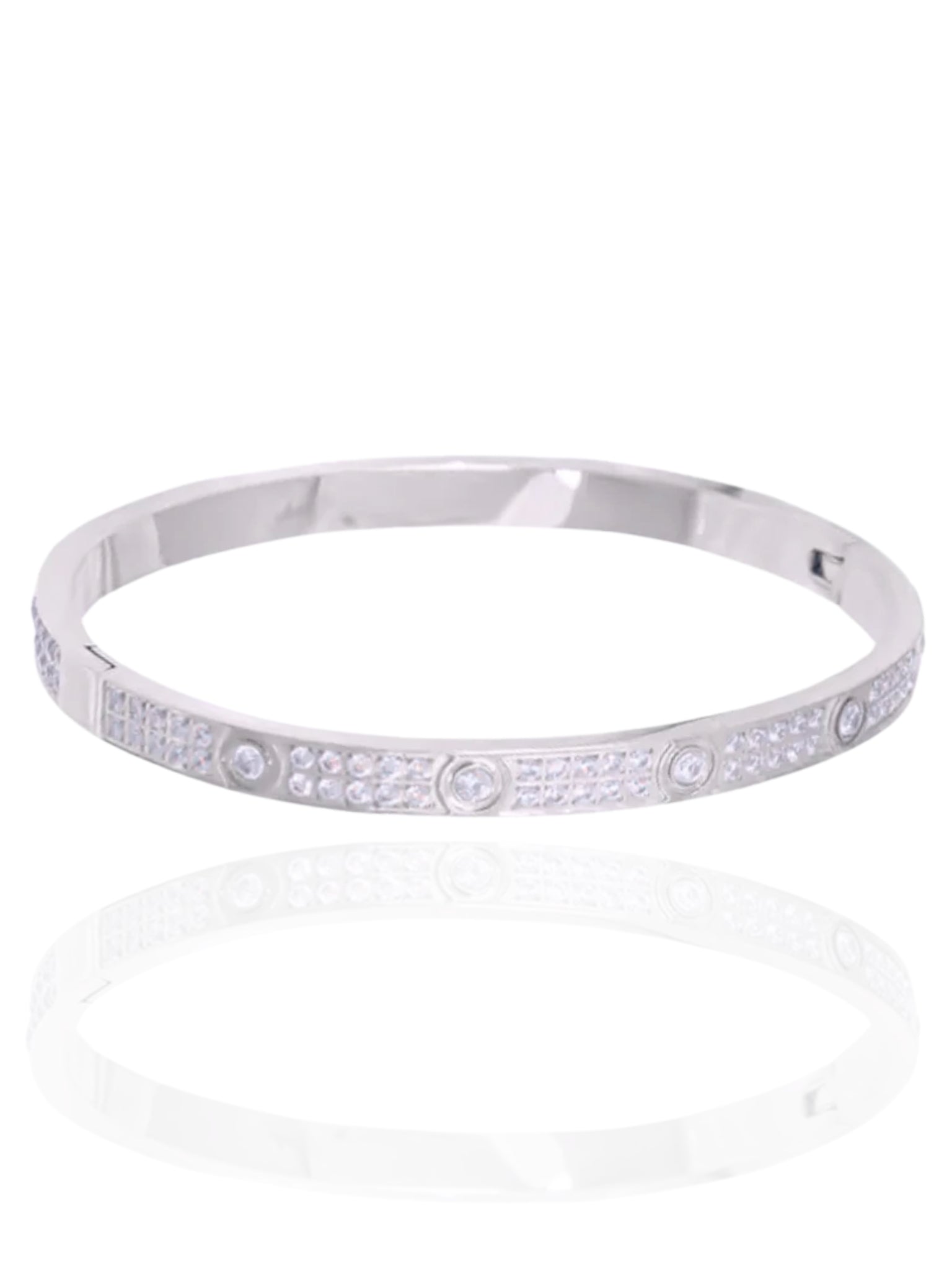 timeless jewellery, perfect gift for her, elegant jewellery, dainty jewellery, simple jewellery,  fashion accessories, sleek jewellery, trendy jewellery, lightweight bangle, stylish jewellery, simple bangle, classic silver bangle, bangle with stones