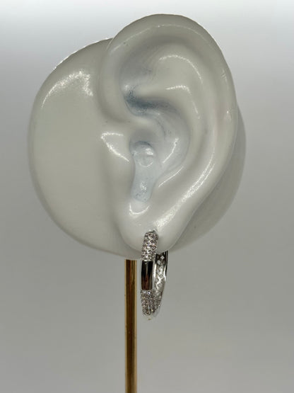 White Gold Earrings 4751