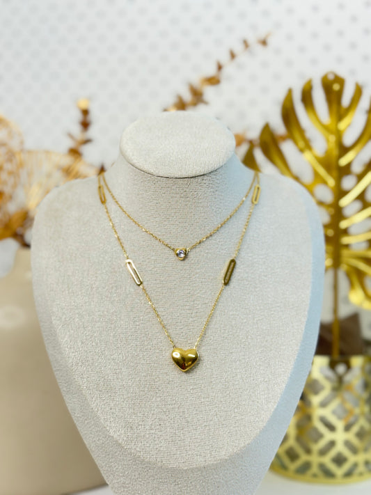 Ruby Layered Necklace 749