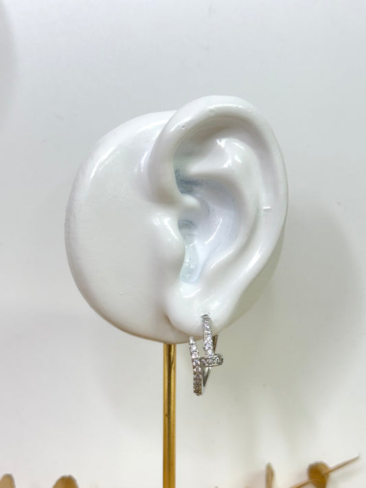 White Gold Earrings 1700