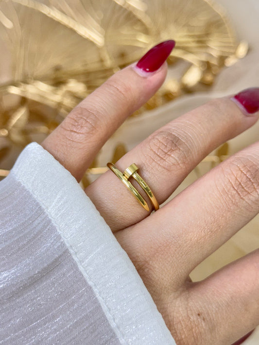 Vala in Plain | Nail Ring 4115