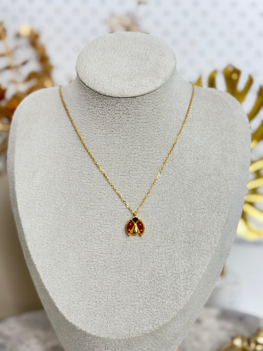 Lady Bug Necklace 196