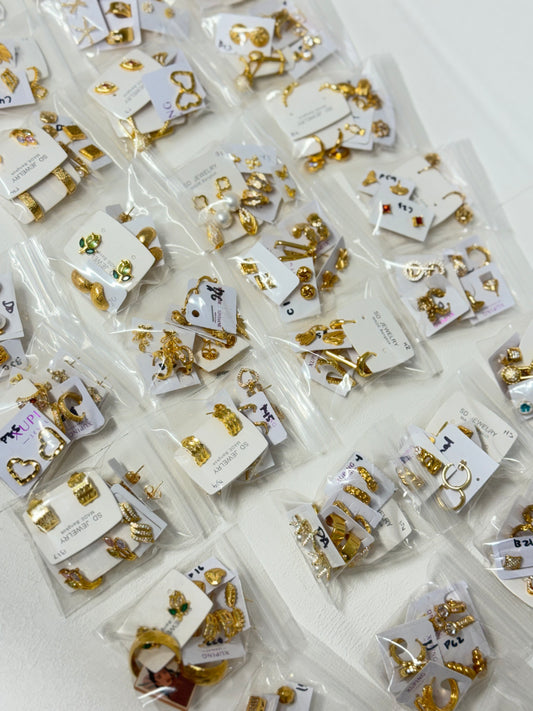 Yellow Gold Earrings BUNDLE SALE 3100