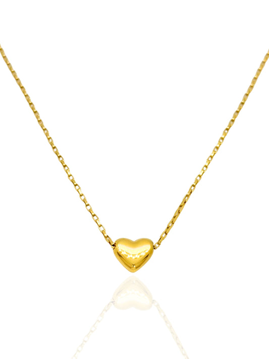heart necklace, medium heart necklace, love necklace, heart charm, heart pendant, jewellery australia