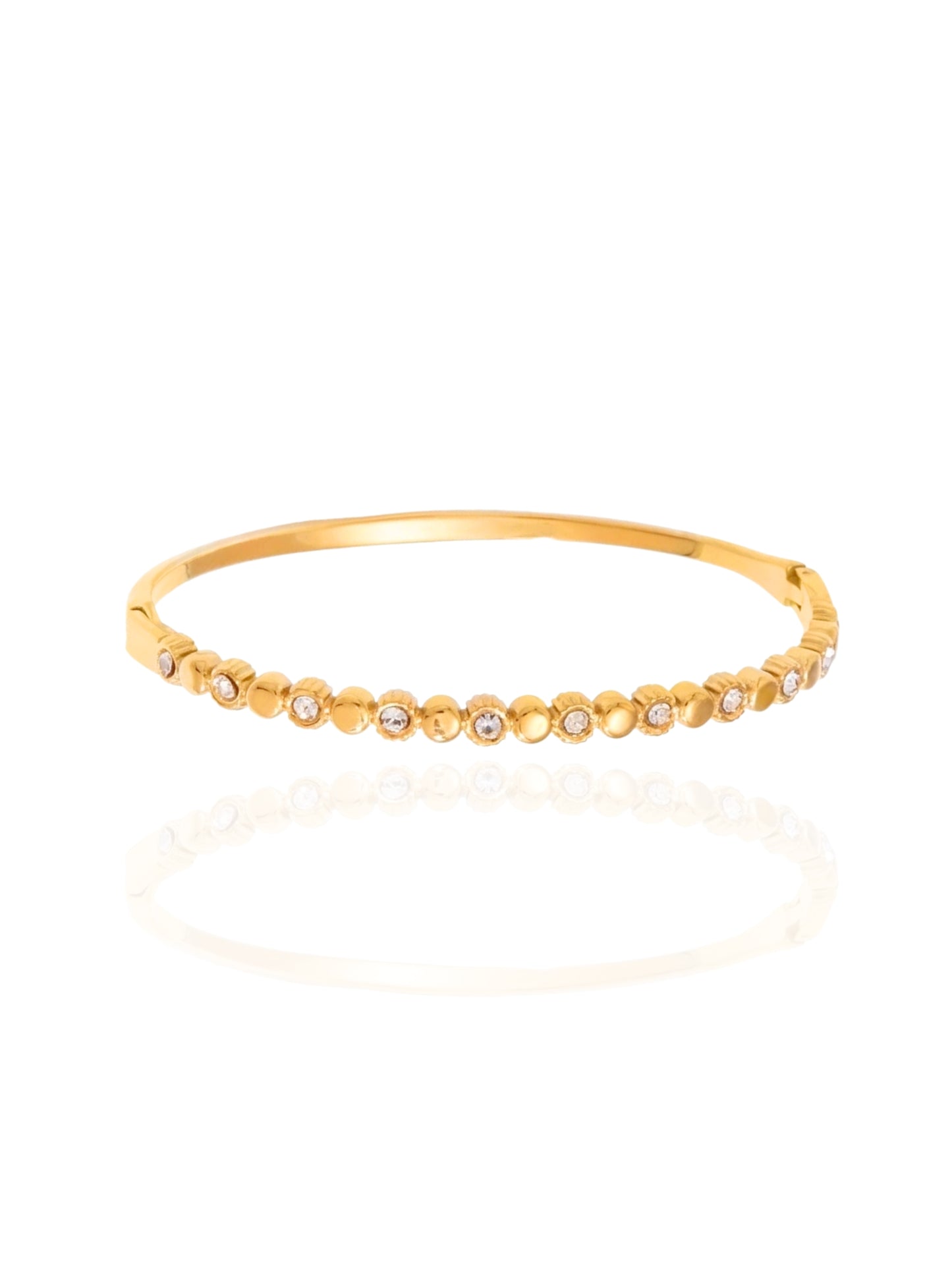 SYNTC, versatile bangle, lightweight bangle, timeless bangle, Australia bangle, gold bangle, classic bangle, statement bracelet, statement bangle, minimalist bangle, minimal bracelet, zirconia bangle, zirconia bracelet, sleek bangle, circular linked bangle