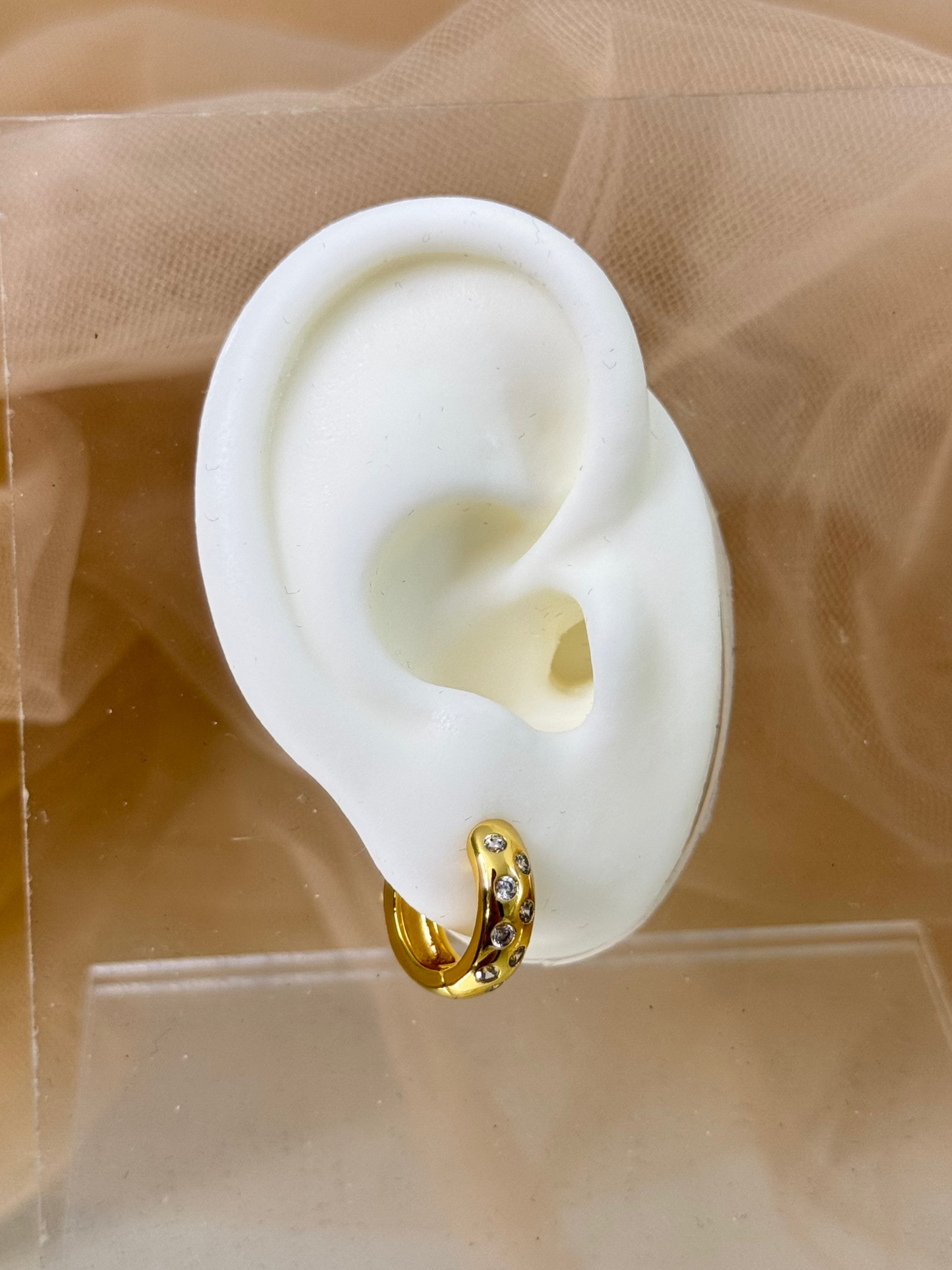 Yellow Gold Earrings 3851
