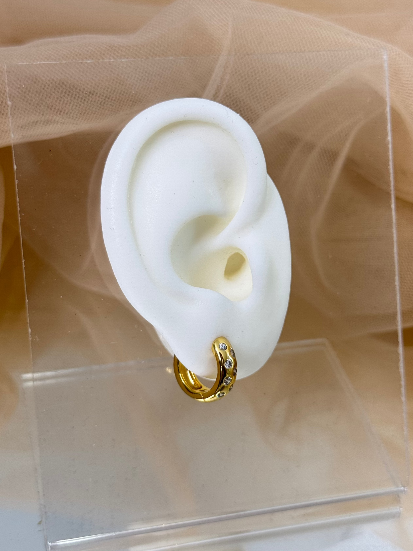 Yellow Gold Earrings 3851