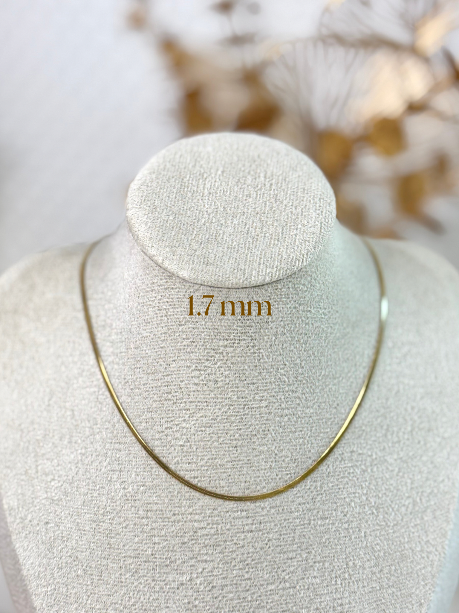 Flat Chain Necklace, Gift Ideas, Girl Necklace, Classic Necklace