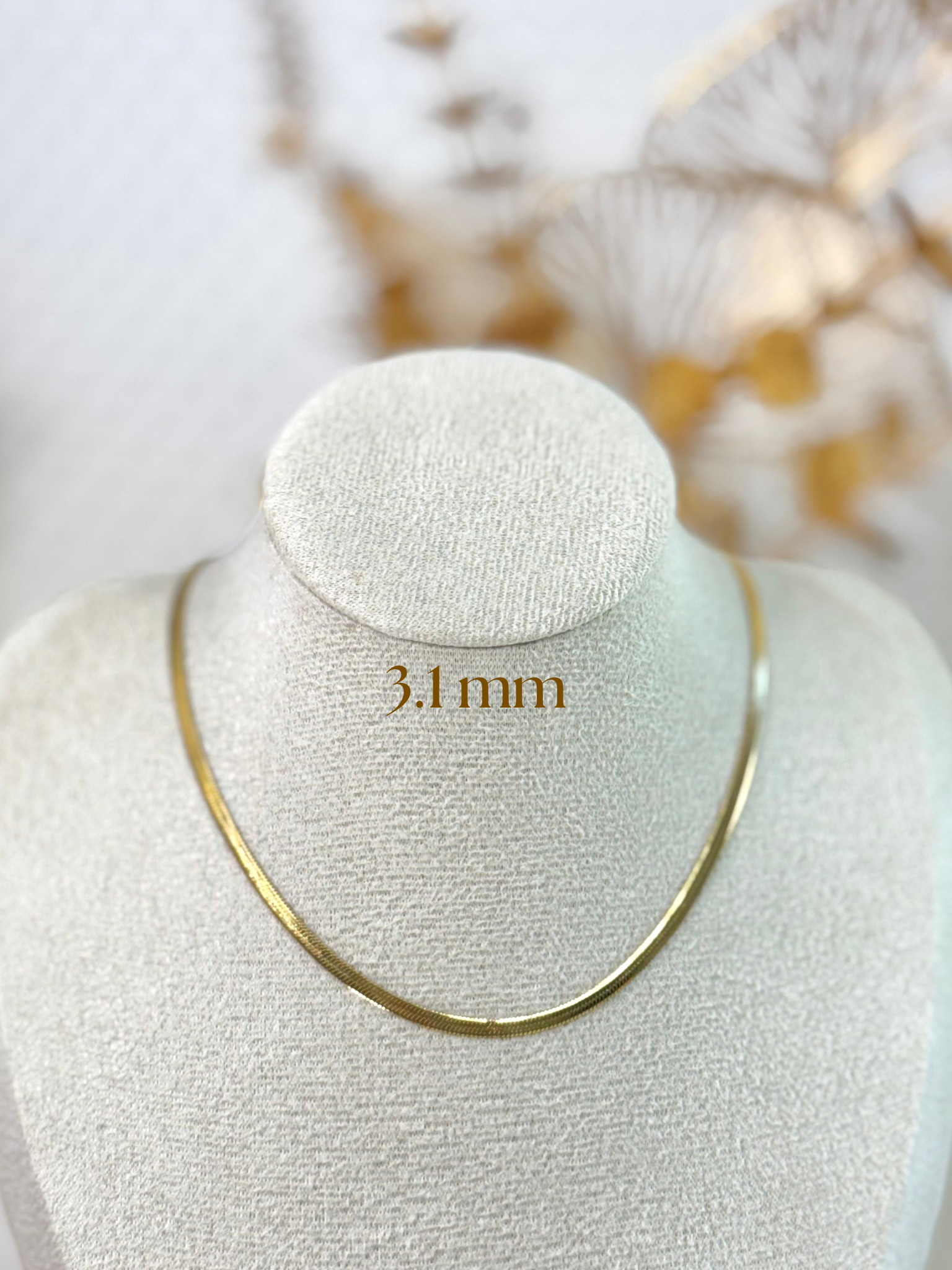 Flat Chain Necklace, Gift Ideas, Girl Necklace, Classic Necklace
