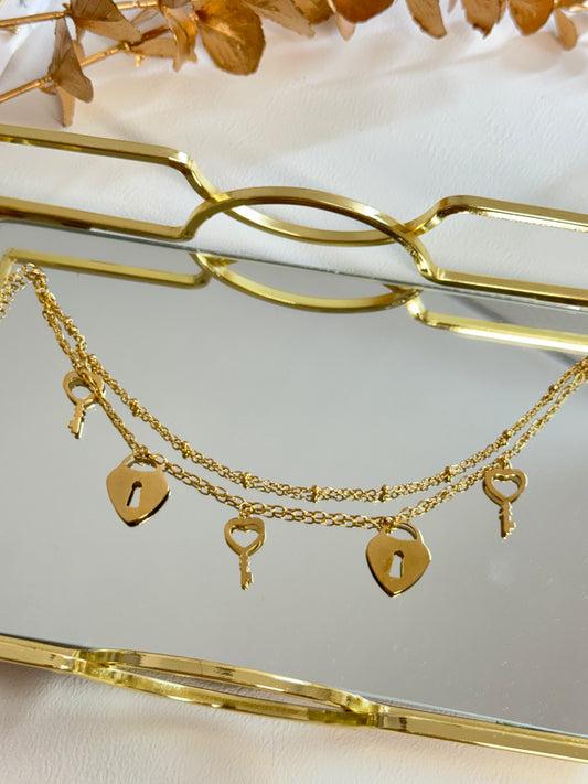 Key Charm Anklet 968