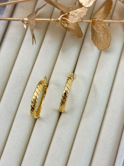 Serenity Hoop Earrings