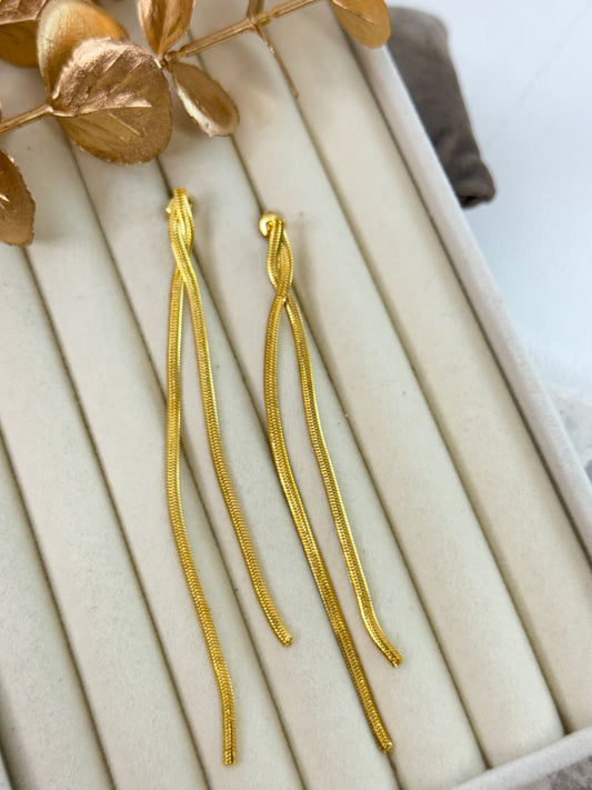 Flat Dangling Earrings 1058