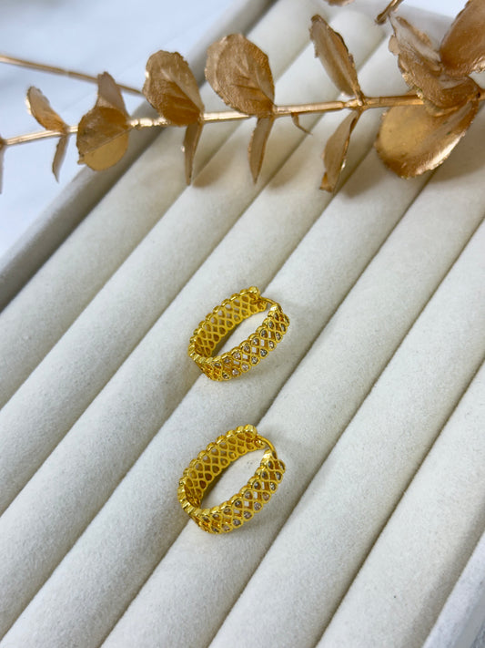 Yellow Gold Earrings 1933