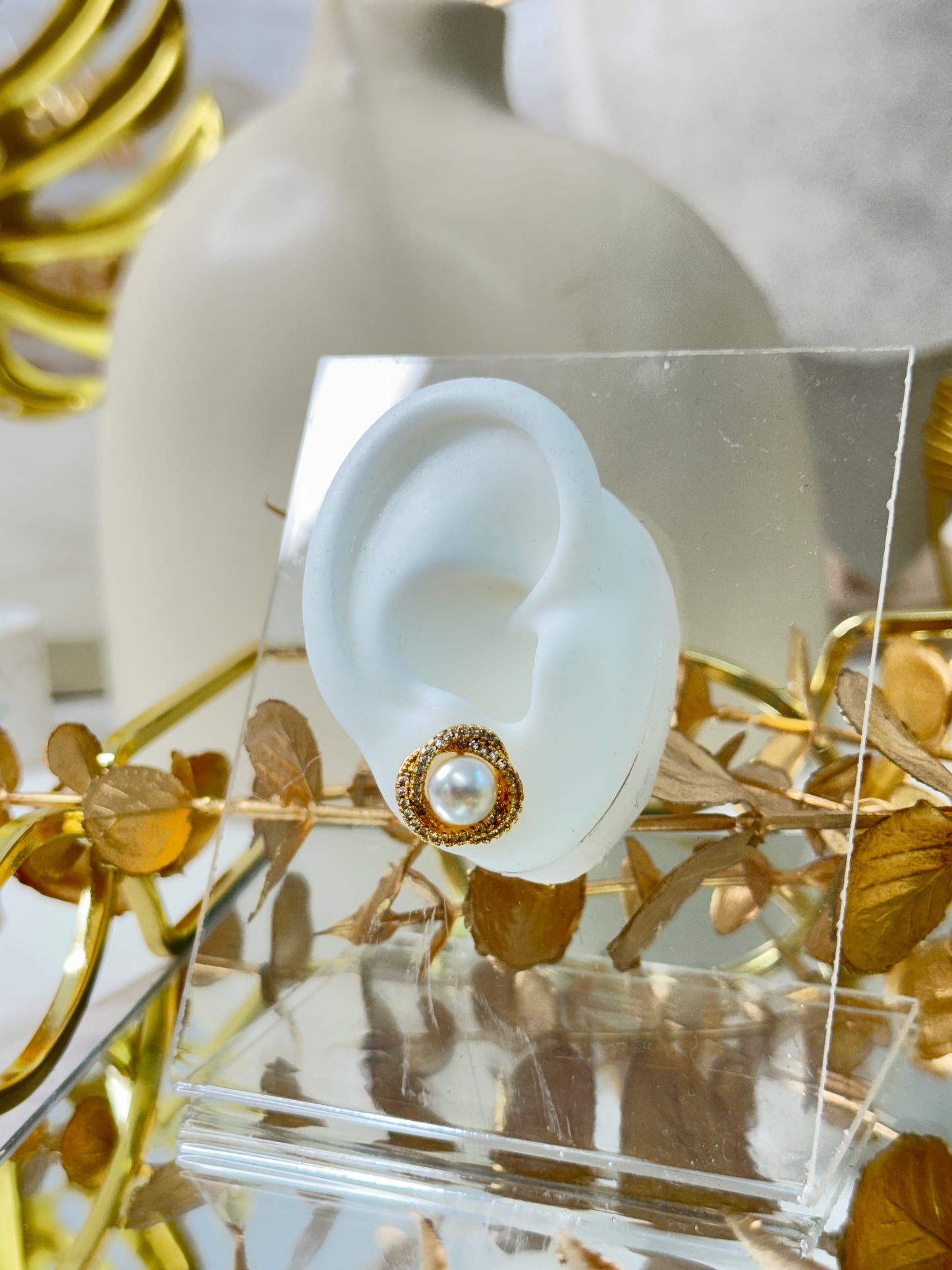 Yellow Gold Earrings 2144