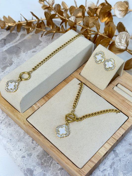 Maxine Clover in Gold | Jewellery Set 2617