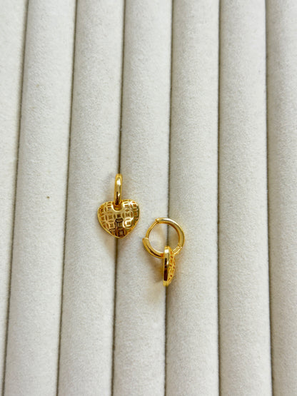 Yellow Gold Earrings 2821