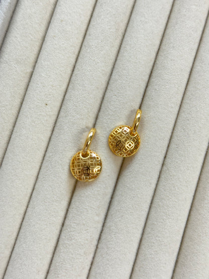 Yellow Gold Earrings 2822