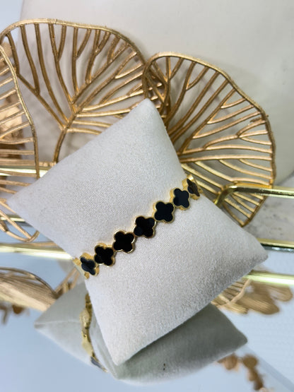 Fia Clover in Black | Bangle 3288