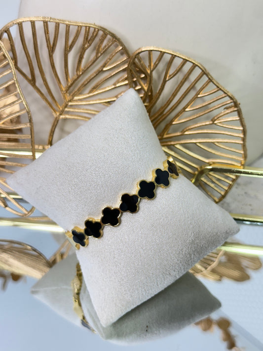 Fia Clover in Black | Bangle 3288