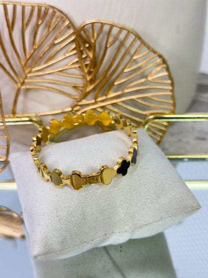 Fia Clover in Black | Bangle 3288