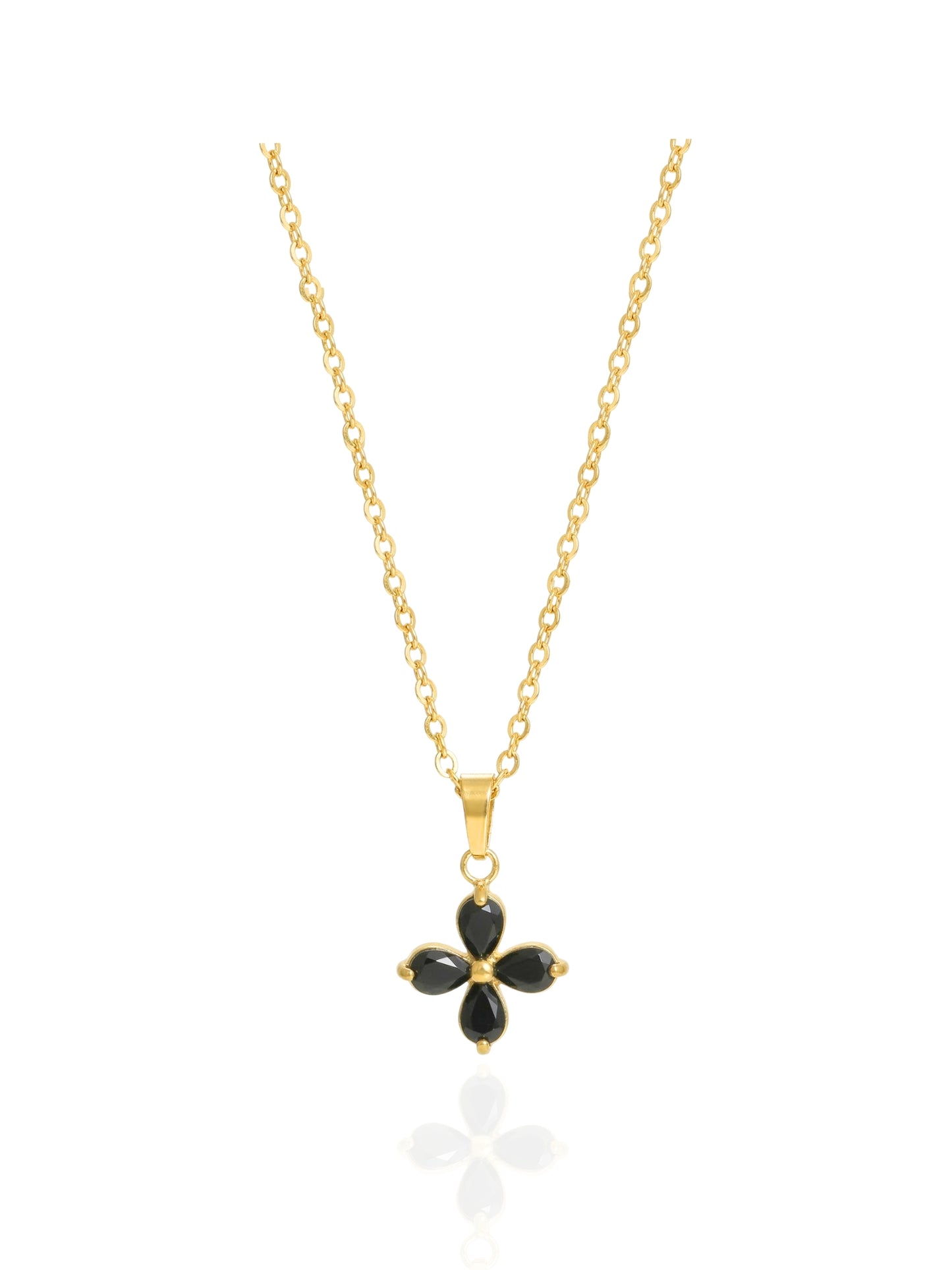 timeless jewellery, perfect gift for her, elegant necklace, charm necklace, best gift for her, classic gold chain necklace, stylish gift, statement necklace, versatile necklace, necklace Australia, chain necklace, o-chain necklace, simple necklace, colorful necklace, gold necklace, green necklace, pink necklace, black necklace, white necklace, flower necklace, green flower pendant, pink flower pendant, black flower pendant, white flower pendant, chic pendant necklace