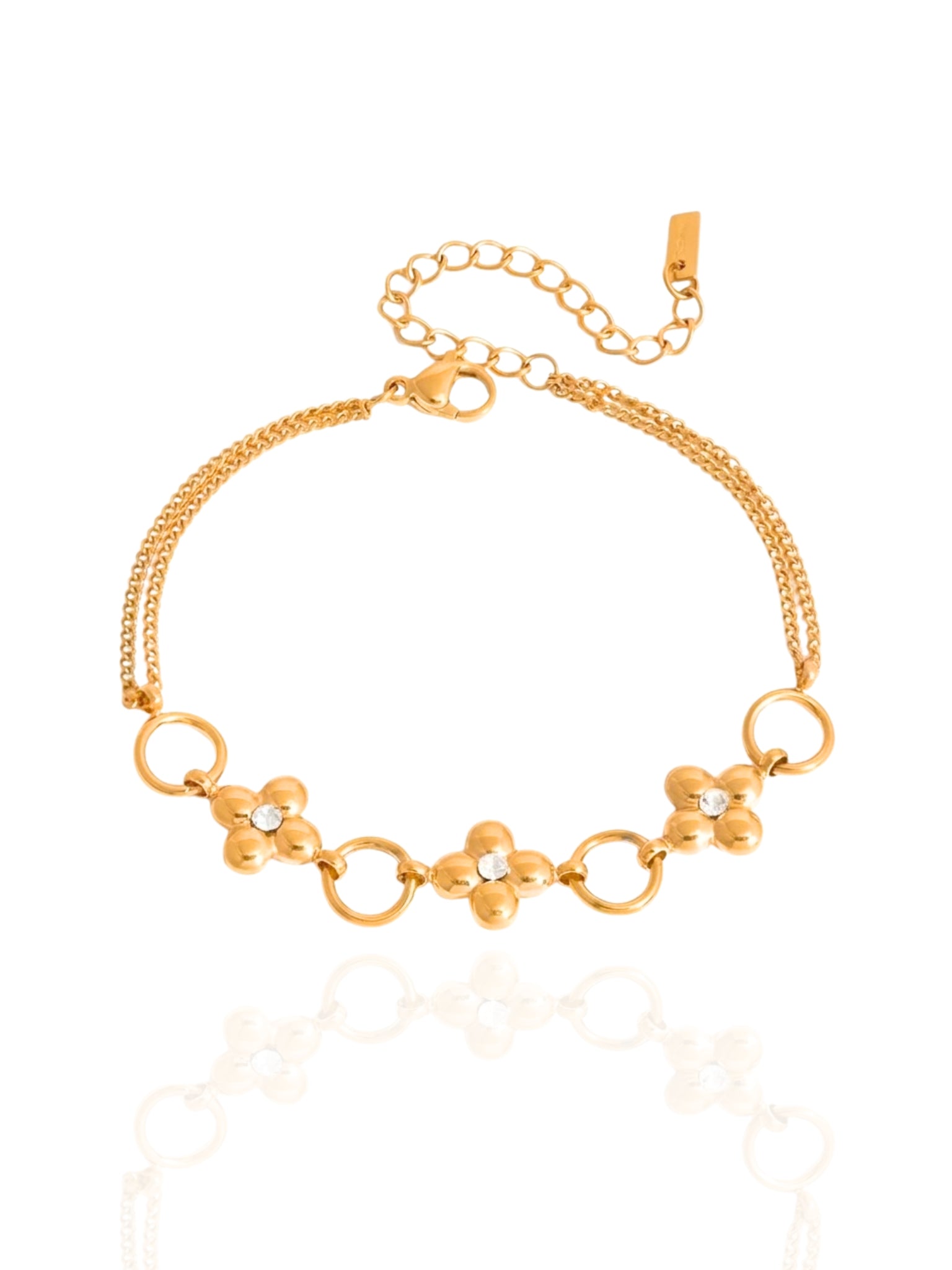 timeless jewellery, perfect gift for her, elegant bracelet, charm bracelet, best gift for her, stylish gift, statement bracelet, versatile bracelet, bracelet Australia, gold bracelet, classic gold chain bracelet, simple bracelet, lucky charm bracelet, cute bracelet, lightweight bracelet, chain bracelet, statement bracelet, bracelet with minimal stones, charm bracelet, beaded bracelet, colorful bracelet, bracelet with stones, flower design bracelet, flower bracelet