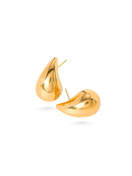 Rana Medium Teardrop Earrings in Gold