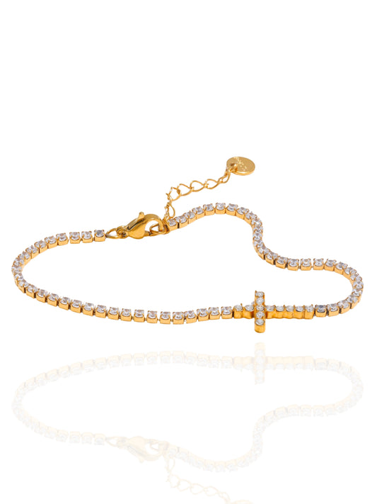 Russet Tennis Bracelet