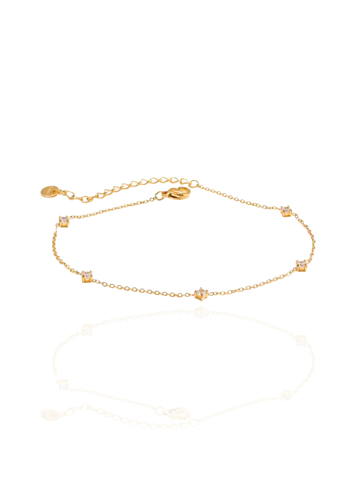 SYJJC, zircon bracelet, exquisite thin chain bracelet, minimalist bracelet, versatile bracelet, bracelet with stones, bracelet with rhinestones, bracelet with minimal stones, accented bracelet, dainty bracelet, simple bracelet
