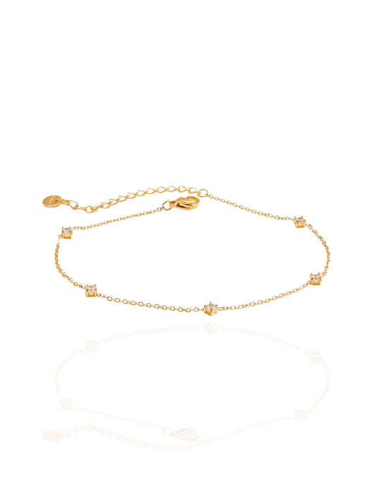 SYJJC, zircon bracelet, exquisite thin chain bracelet, minimalist bracelet, versatile bracelet, bracelet with stones, bracelet with rhinestones, bracelet with minimal stones, accented bracelet, dainty bracelet, simple bracelet
