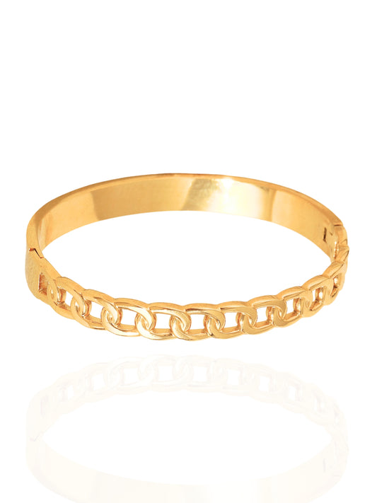 timeless jewellery, perfect gift for her, elegant jewellery, elegant bracelet, charm bracelet, dainty jewellery, simple jewellery,  fashion accessories, sleek jewellery, trendy jewellery, lightweight bangle, stylish jewellery, simple bangle, classic gold bangle, cuff bangle, flower bangle, intricate design bangle, best gift for her, classic gold chain bangle, stylish gift, statement bracelet, versatile bracelet, bracelet Australia, gold bracelet, gold bangle, elegant bangle, classic bangle