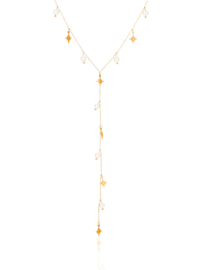 gold necklace, timeless jewellery, perfect gift for her, elegant necklace, charm necklace, best gift for her, classic gold chain necklace, stylish gift, statement necklace, versatile necklace, necklace Australia, link chain necklace, interlocking pendant necklace, y-shaped necklace, necklace with stone pendant, necklace with bold pendant, pendant with stones, necklace with gem pendant, necklace with colored stone pendant, gem necklace, cross pendant necklace, y-shaped necklace
