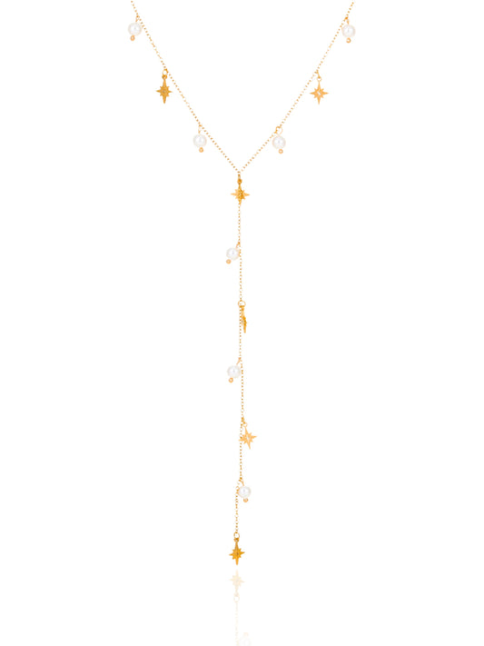 gold necklace, timeless jewellery, perfect gift for her, elegant necklace, charm necklace, best gift for her, classic gold chain necklace, stylish gift, statement necklace, versatile necklace, necklace Australia, link chain necklace, interlocking pendant necklace, y-shaped necklace, necklace with stone pendant, necklace with bold pendant, pendant with stones, necklace with gem pendant, necklace with colored stone pendant, gem necklace, cross pendant necklace, y-shaped necklace