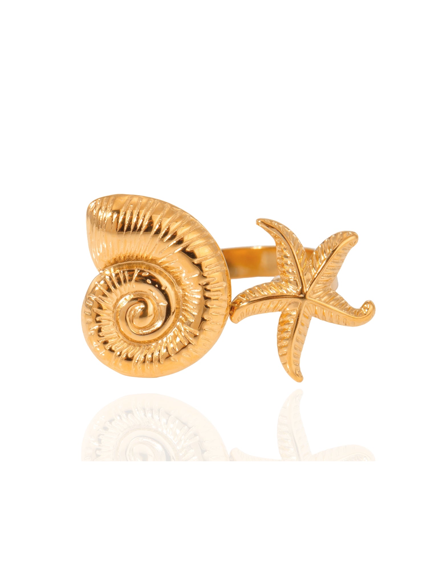 gold ring, ocean design ring, formal wear, jewellery for occasion, gift idea for her, cute bracelet, dainty ring, elegant ring, dainty, unique ring, cute design ring
