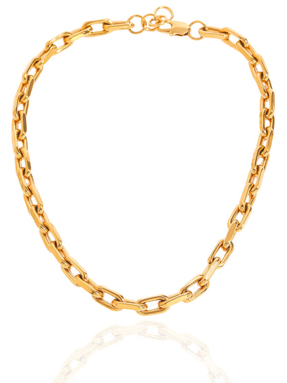 gold necklace, timeless jewellery, perfect gift for her, elegant necklace, charm necklace, best gift for her, classic gold chain necklace, stylish gift, statement necklace, versatile necklace, necklace Australia, link chain necklace, interlocking pendant necklace, y-shaped necklace, necklace with stone pendant, necklace with minimalist pendant, pendant with stones, necklace with gem pendant, maximalist necklace, bold chain necklace