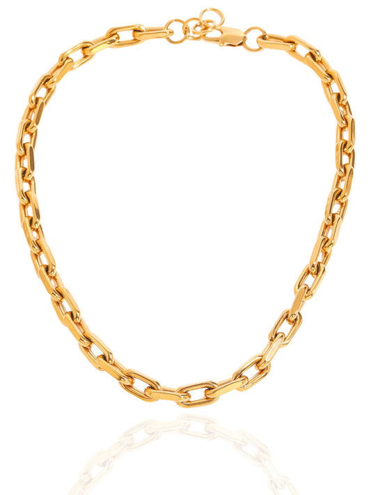gold necklace, timeless jewellery, perfect gift for her, elegant necklace, charm necklace, best gift for her, classic gold chain necklace, stylish gift, statement necklace, versatile necklace, necklace Australia, link chain necklace, interlocking pendant necklace, y-shaped necklace, necklace with stone pendant, necklace with minimalist pendant, pendant with stones, necklace with gem pendant, maximalist necklace, bold chain necklace